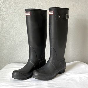 Black Hunter Boots Size 9